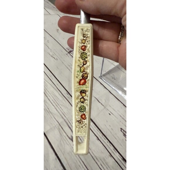 Vtg EKCO Kitchamajig Slotted Spoon MCM Handle 12” Stainless Steel - Picture 3 of 9